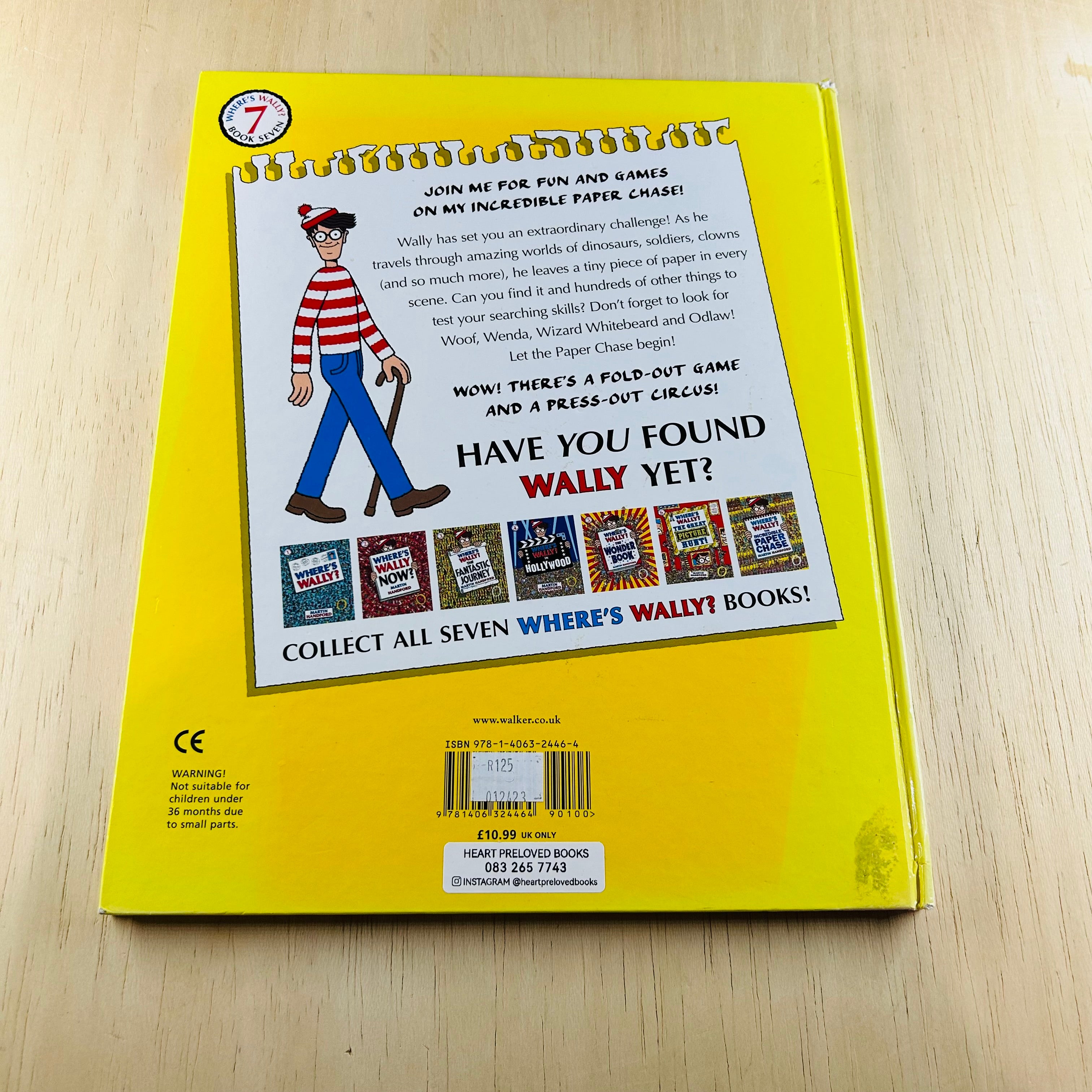 Where’s Wally The Incredible Paper Chase - Hardcover