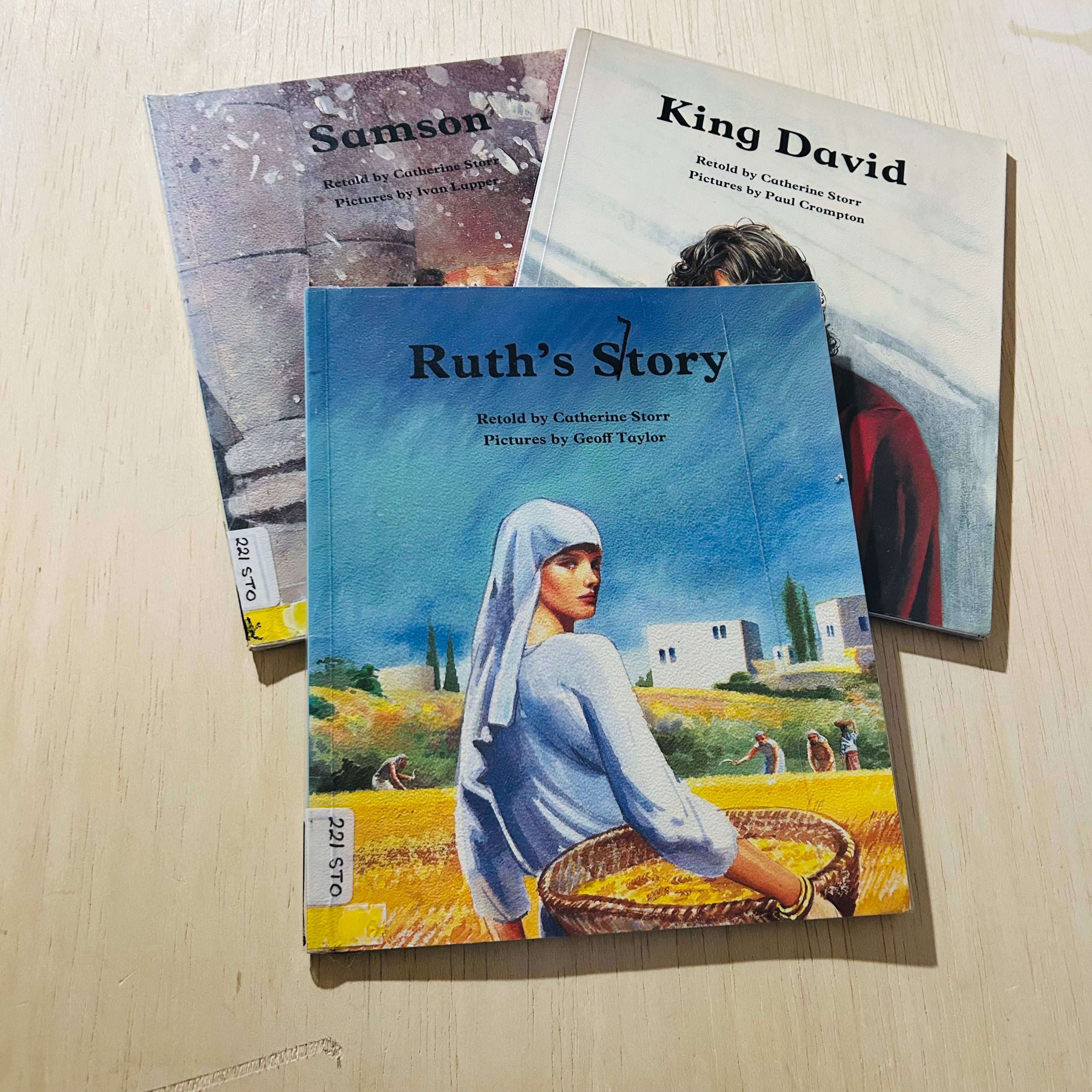 Samson, King David and Ruth - 3 Books