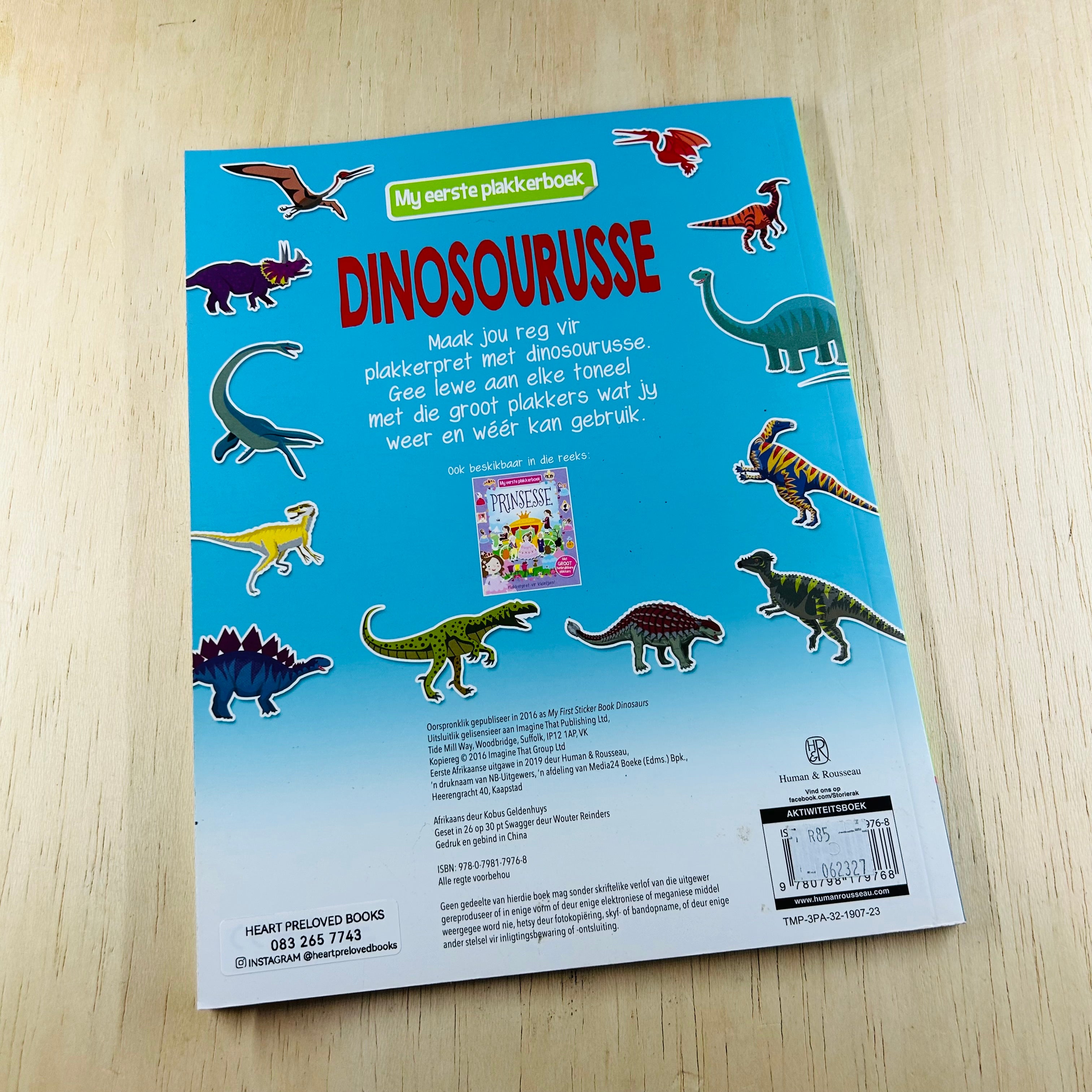 My Eerste Plakkerboek Dinosourusse