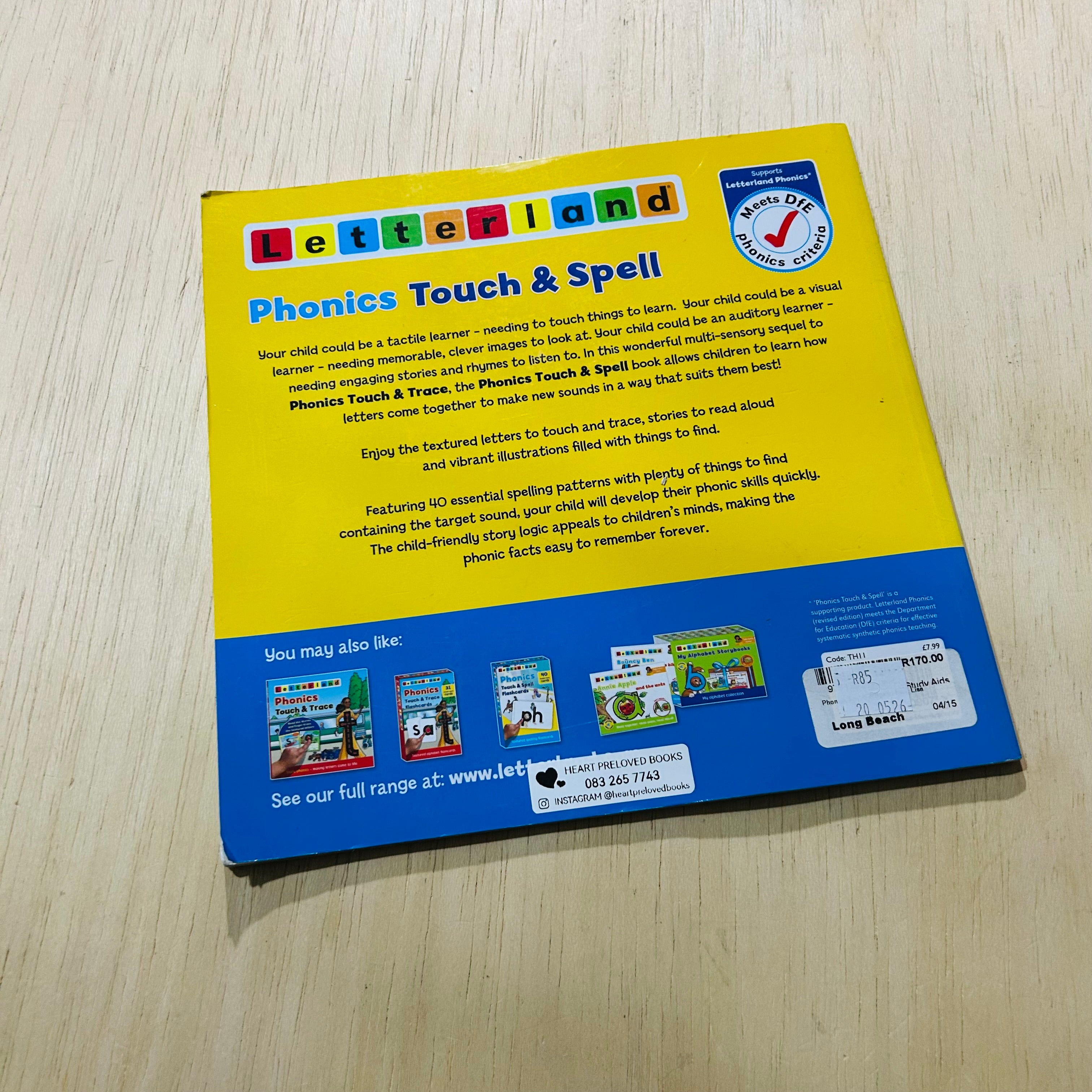 Letterland Phonics Touch and Spell