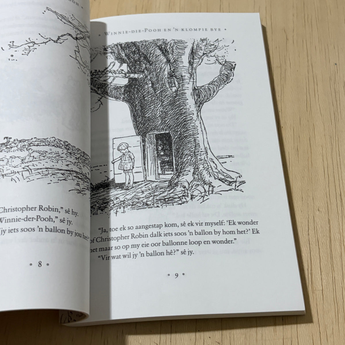 Winnie the Pooh in Afrikaans