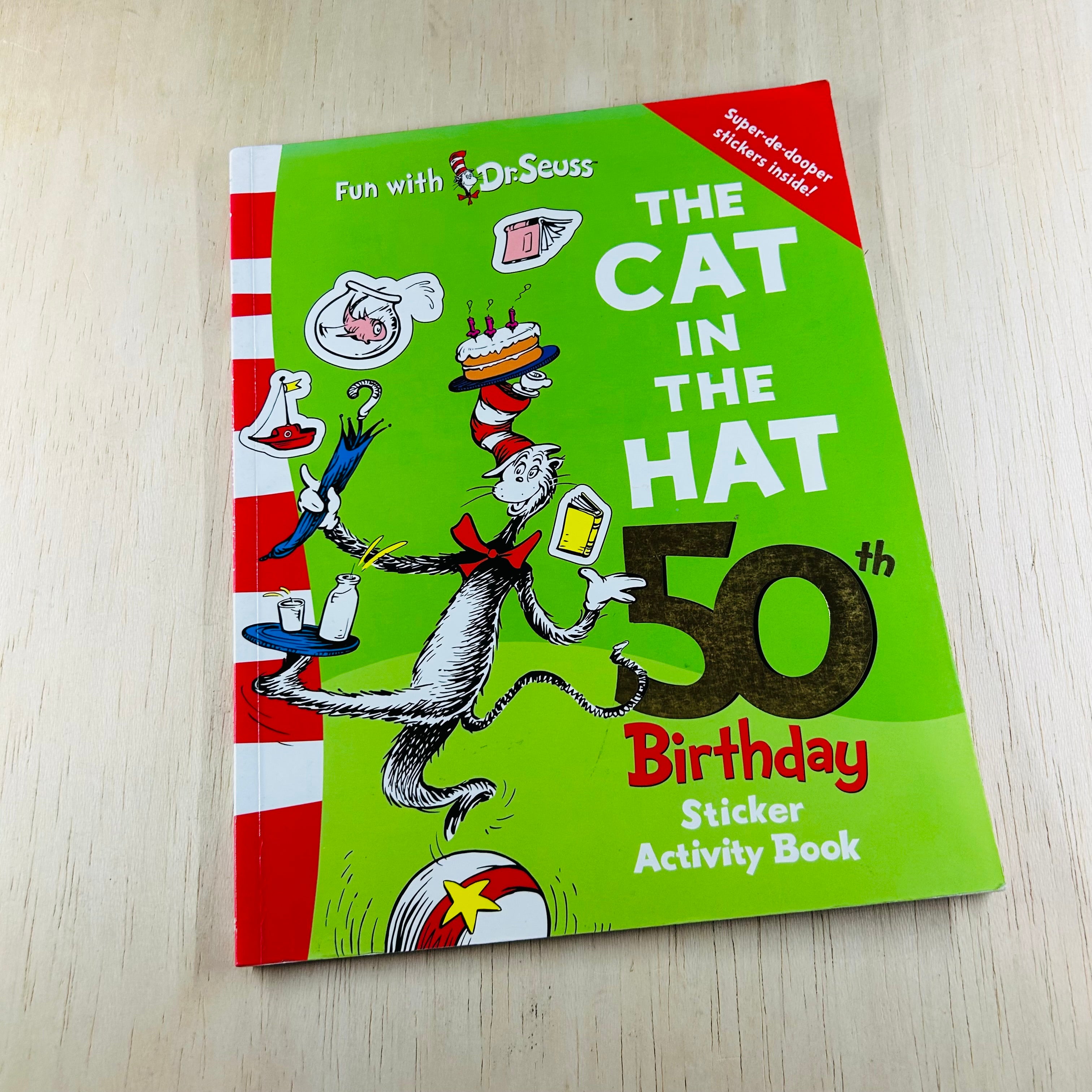 The Cat in the Hat 50th Birthday Stickers