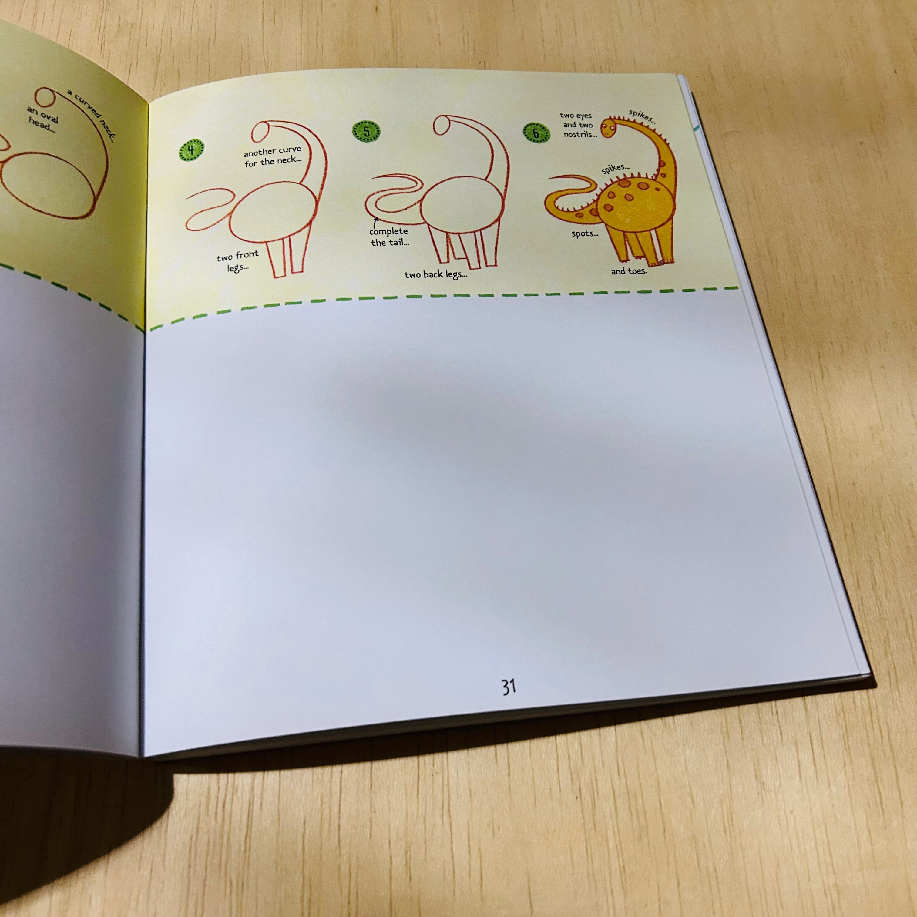 Ste-By-Step Drawing Dinosaurs