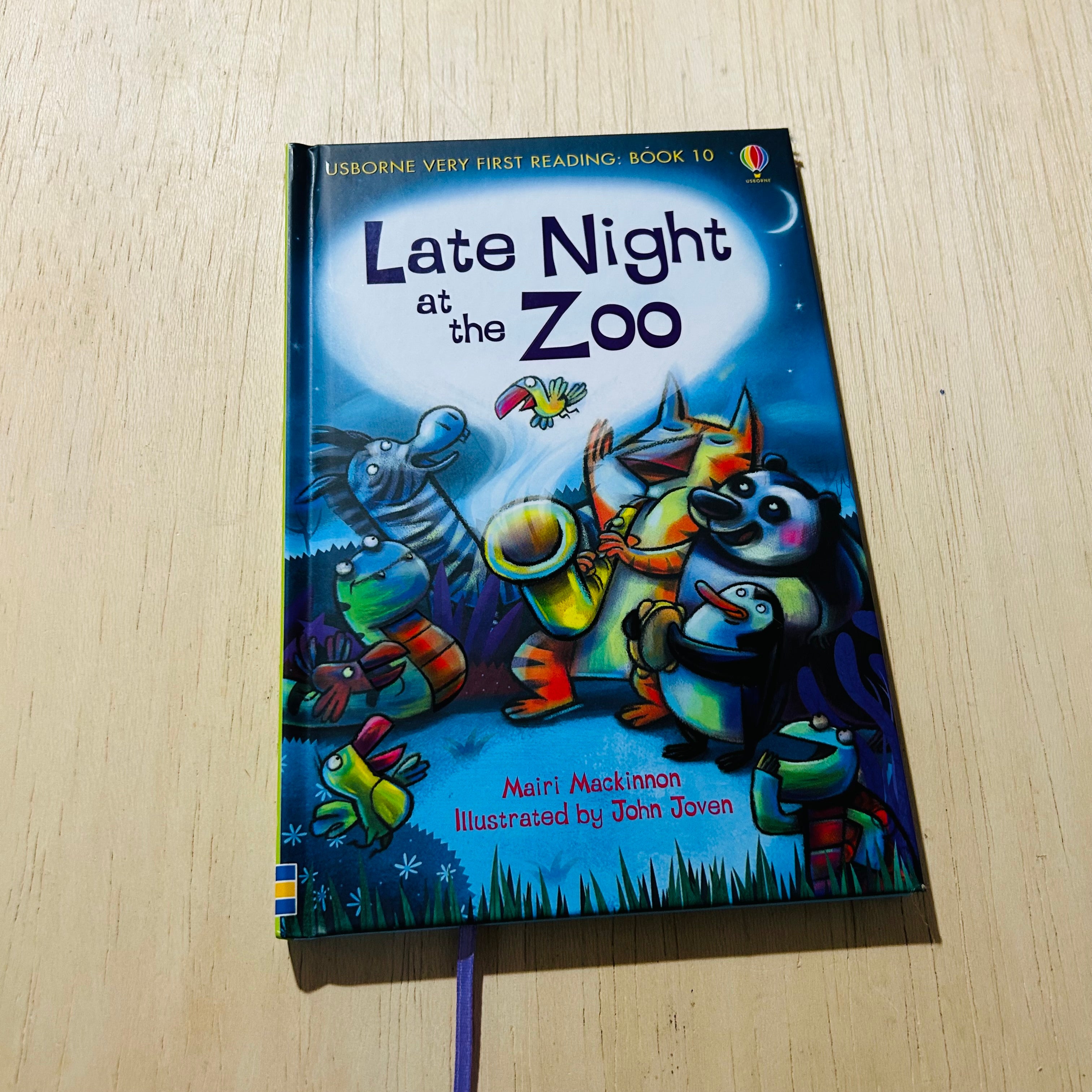 Usborne Late Night At the Zoo - Hardcover