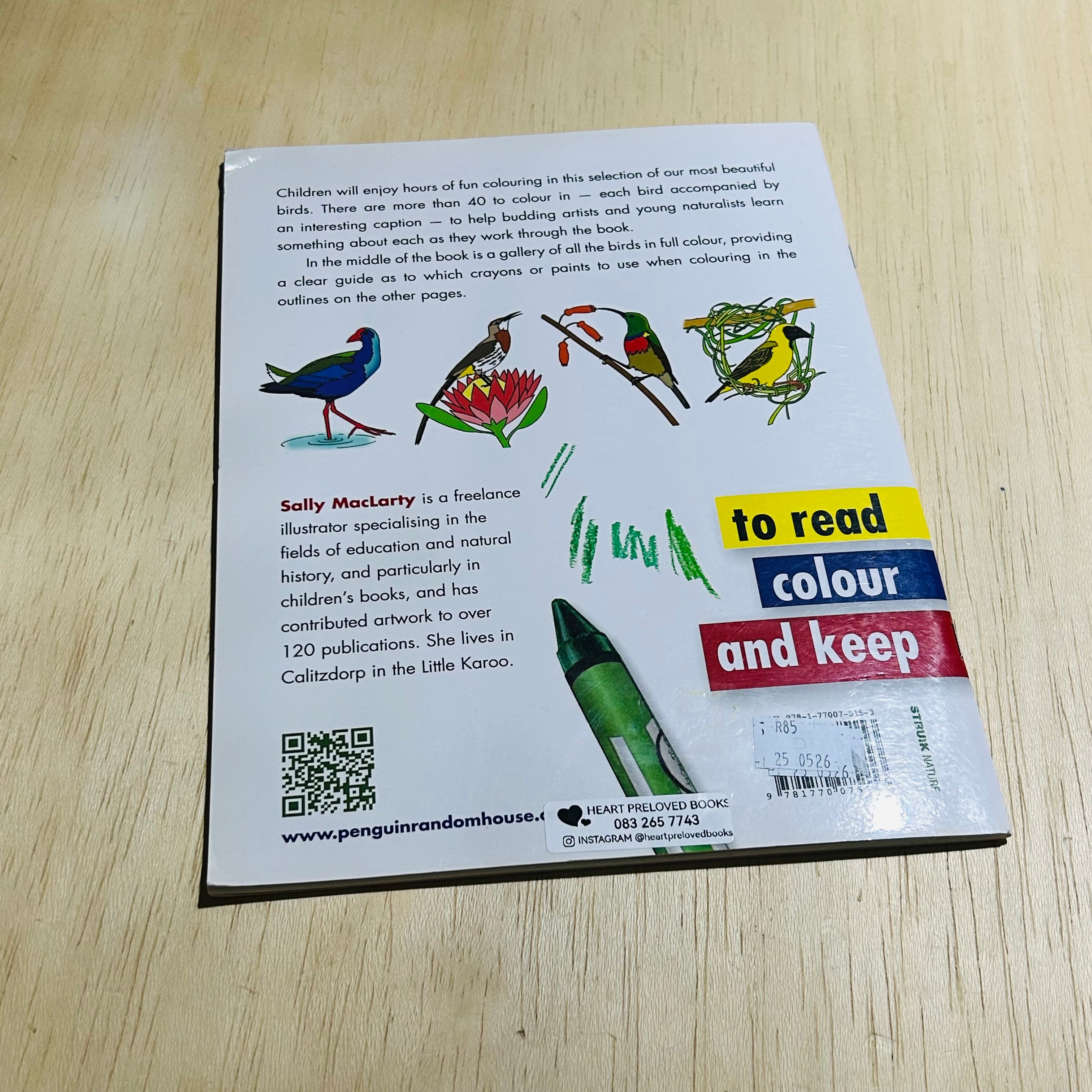 African Birds - To Read Colour and Keep