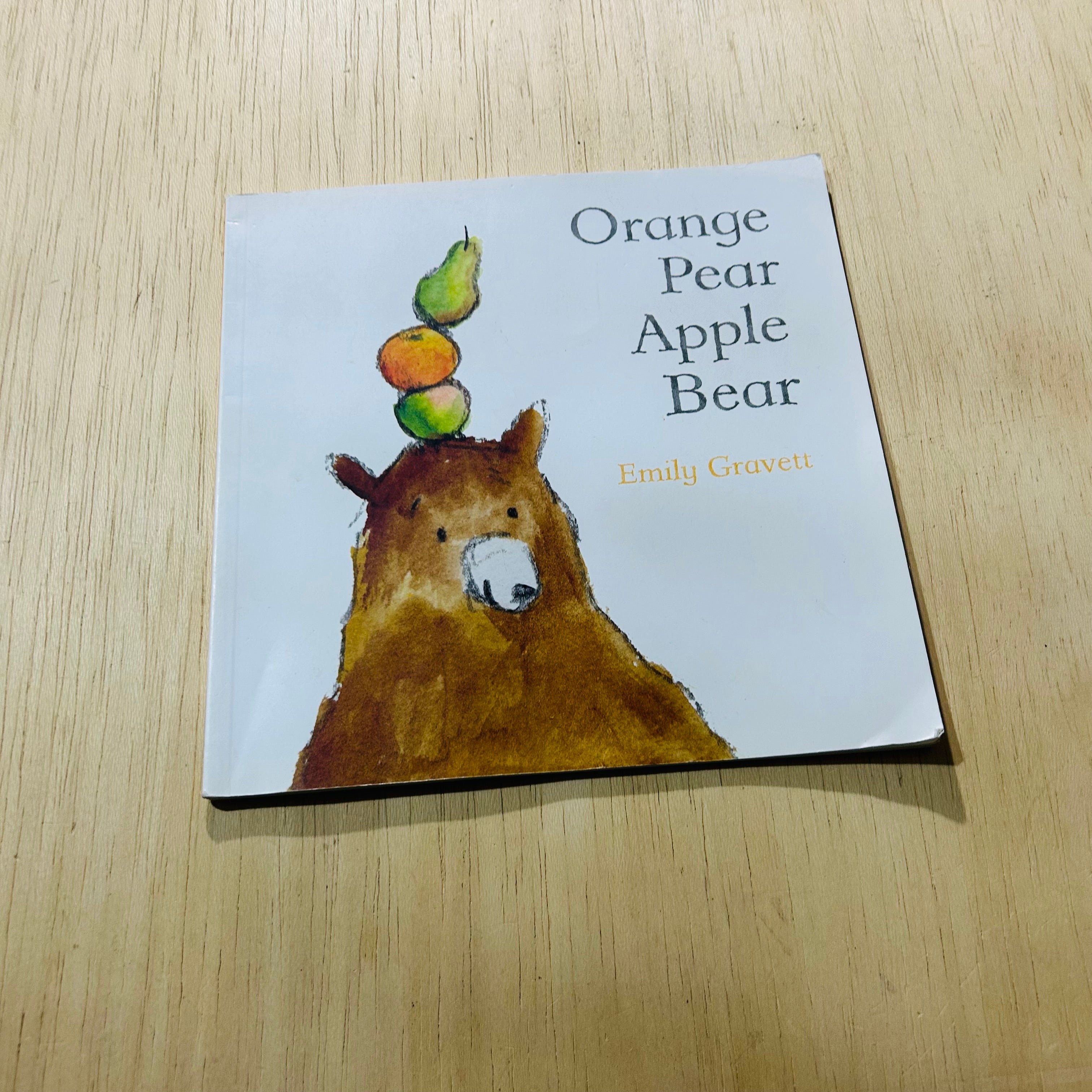 Orange Pear Apple Bear