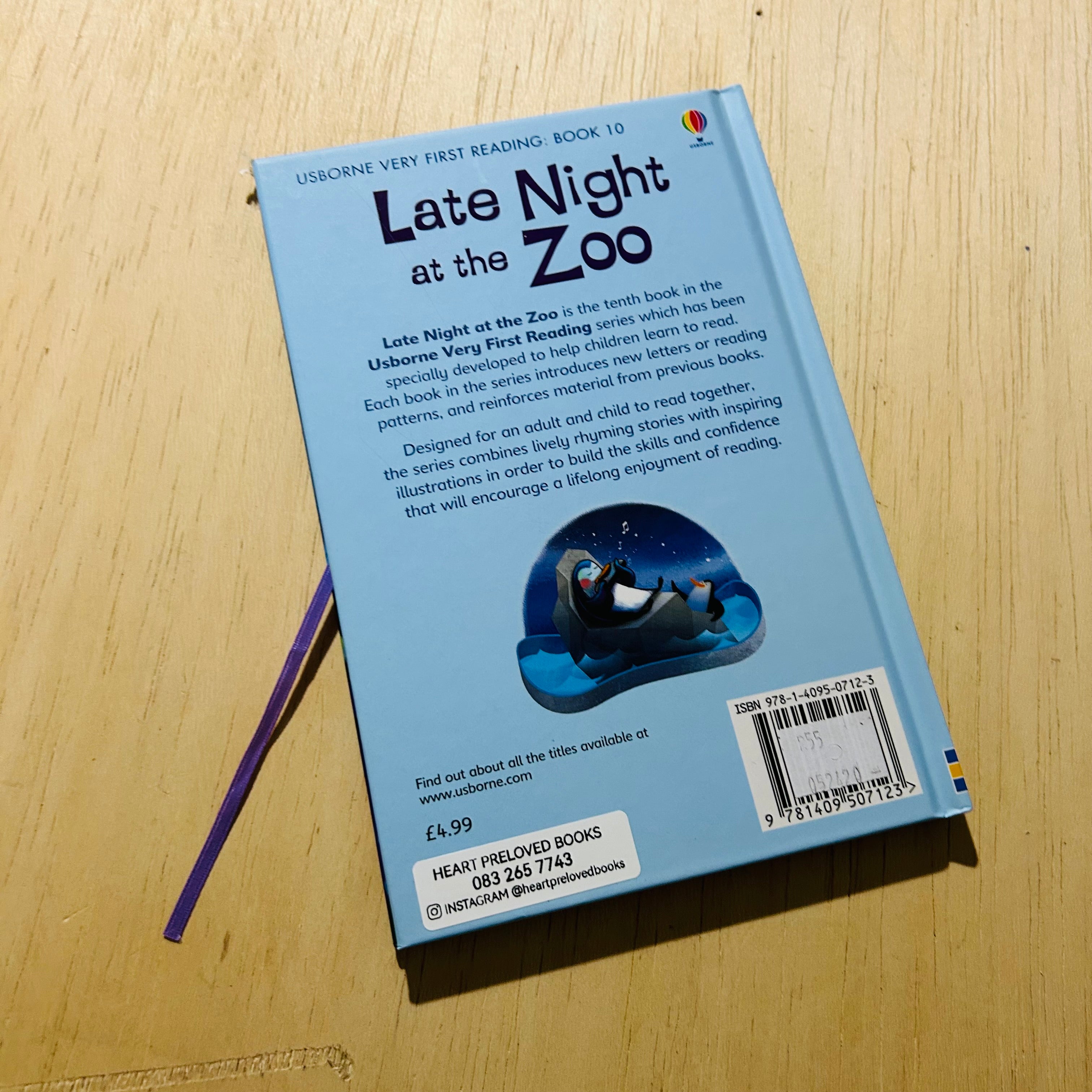 Usborne Late Night At the Zoo - Hardcover