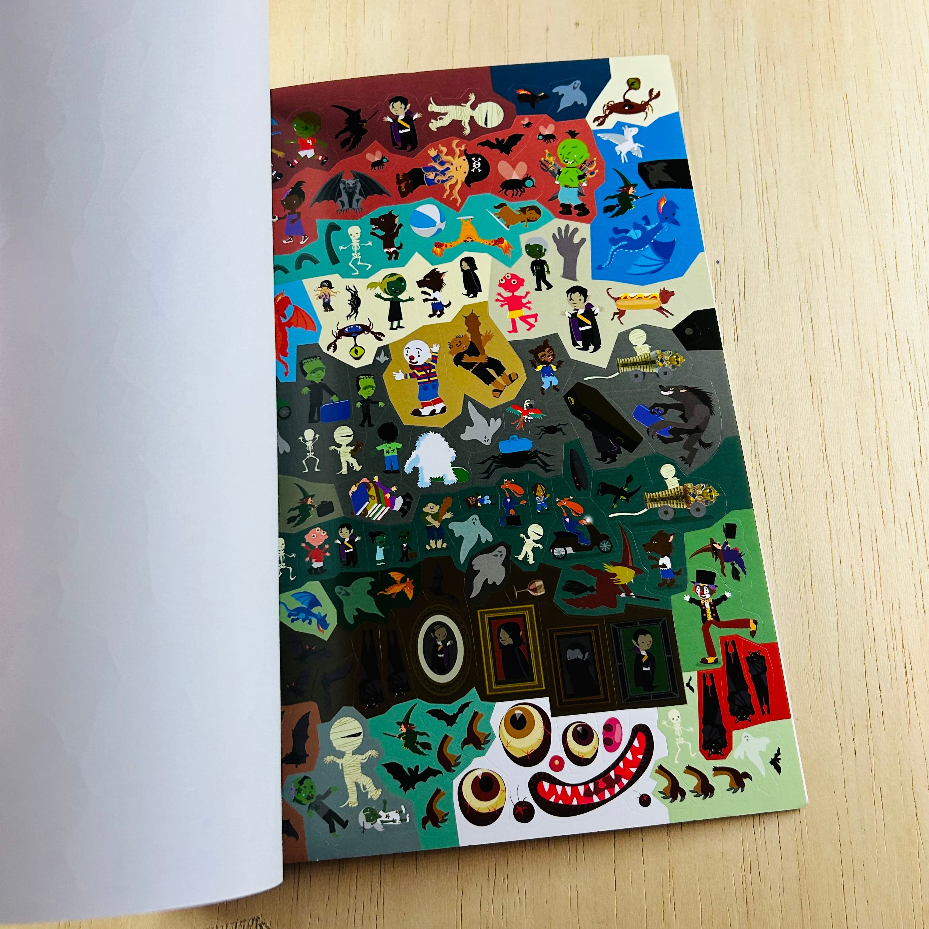 Plakkerpret met  555 Monsters
