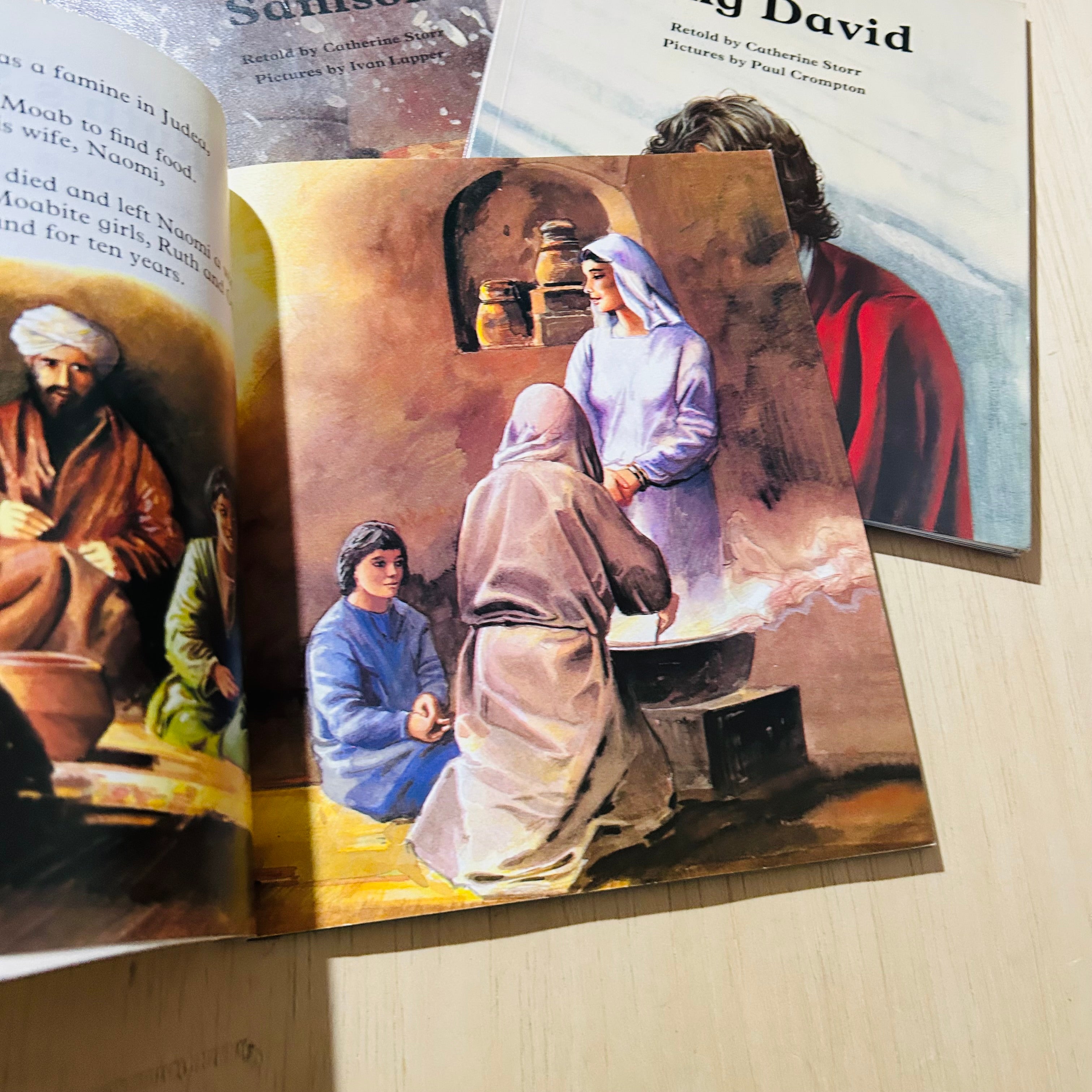 Samson, King David and Ruth - 3 Books