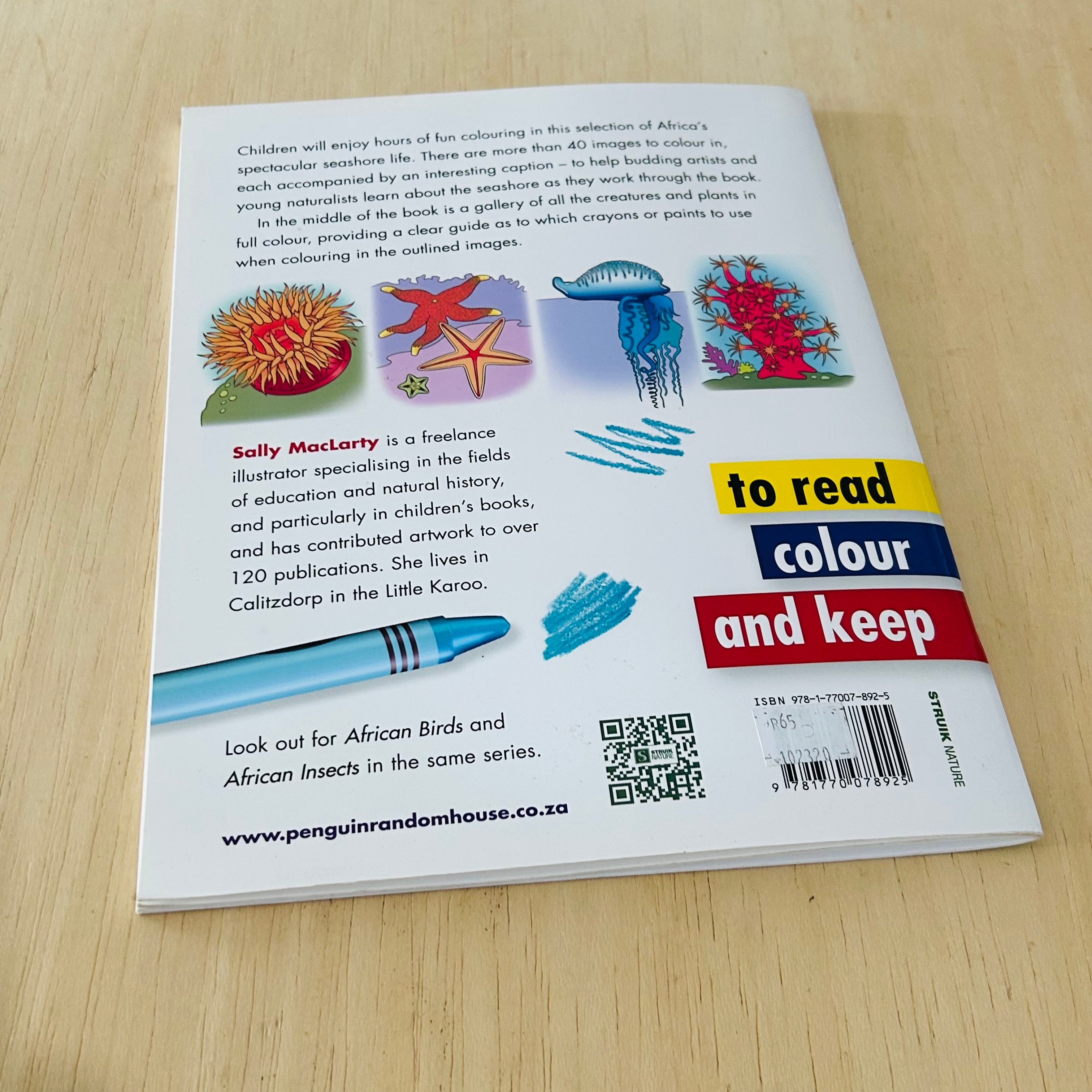African Seashores  - To Read Colour and Keep