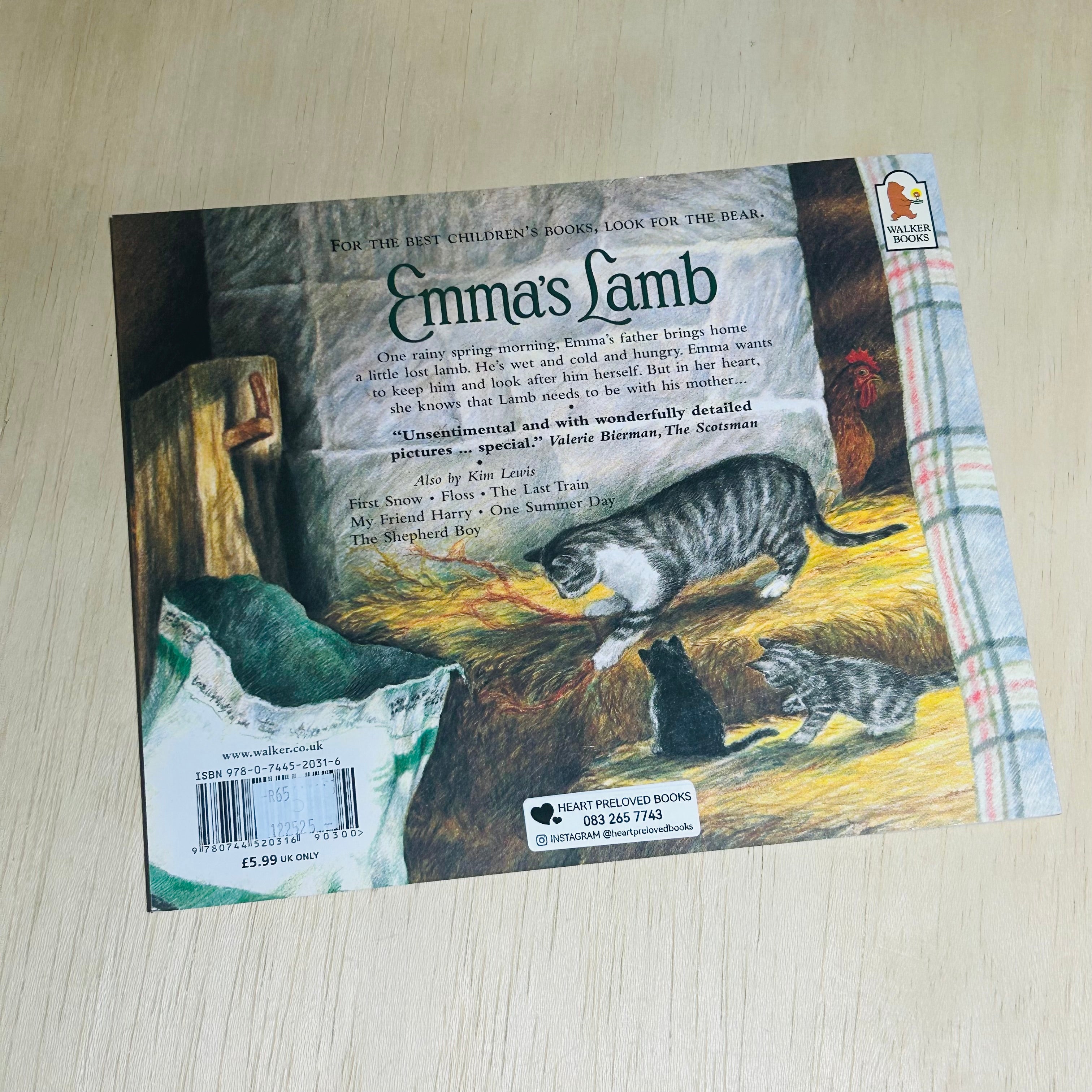 Emma’s Lamb by Kim Lewis