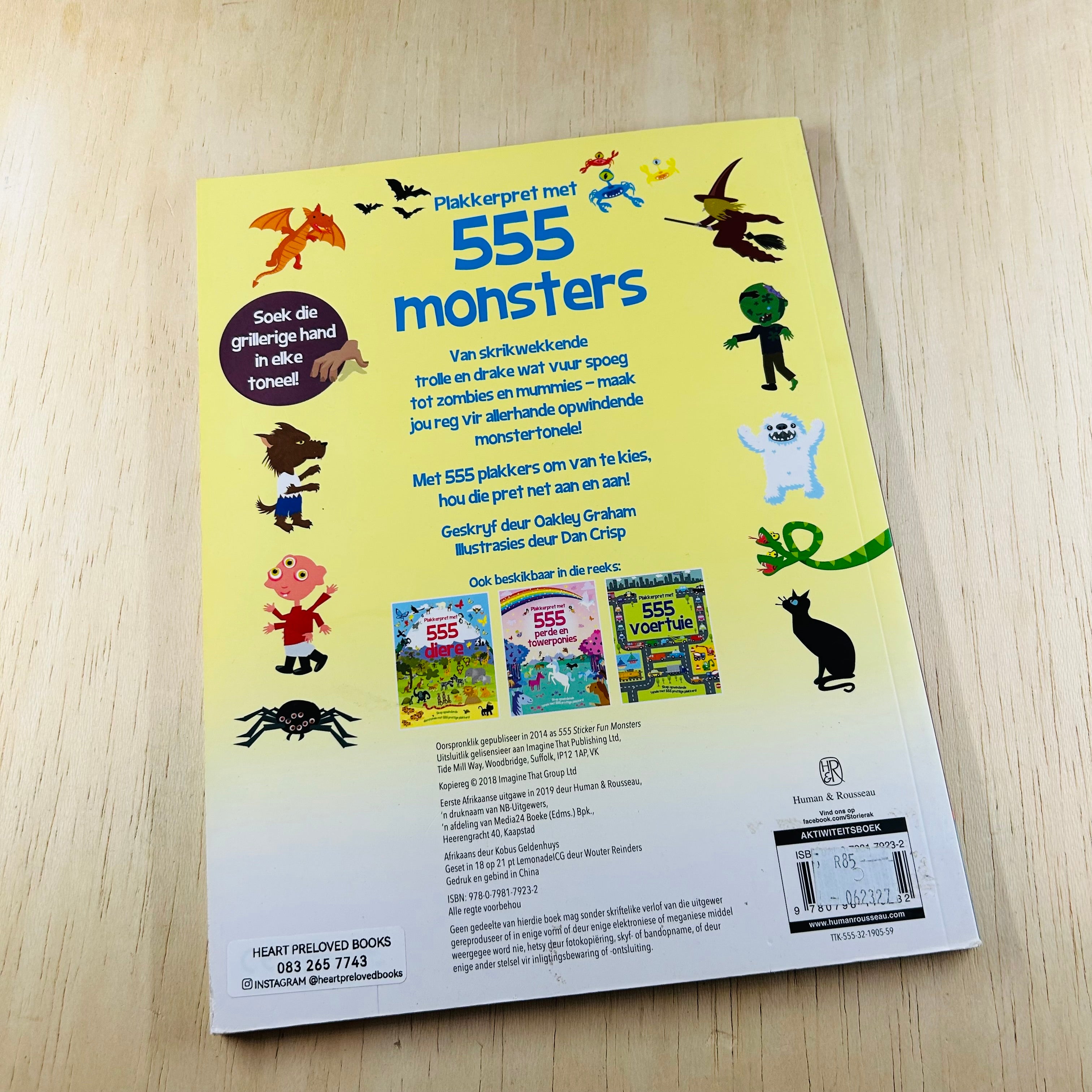 Plakkerpret met  555 Monsters