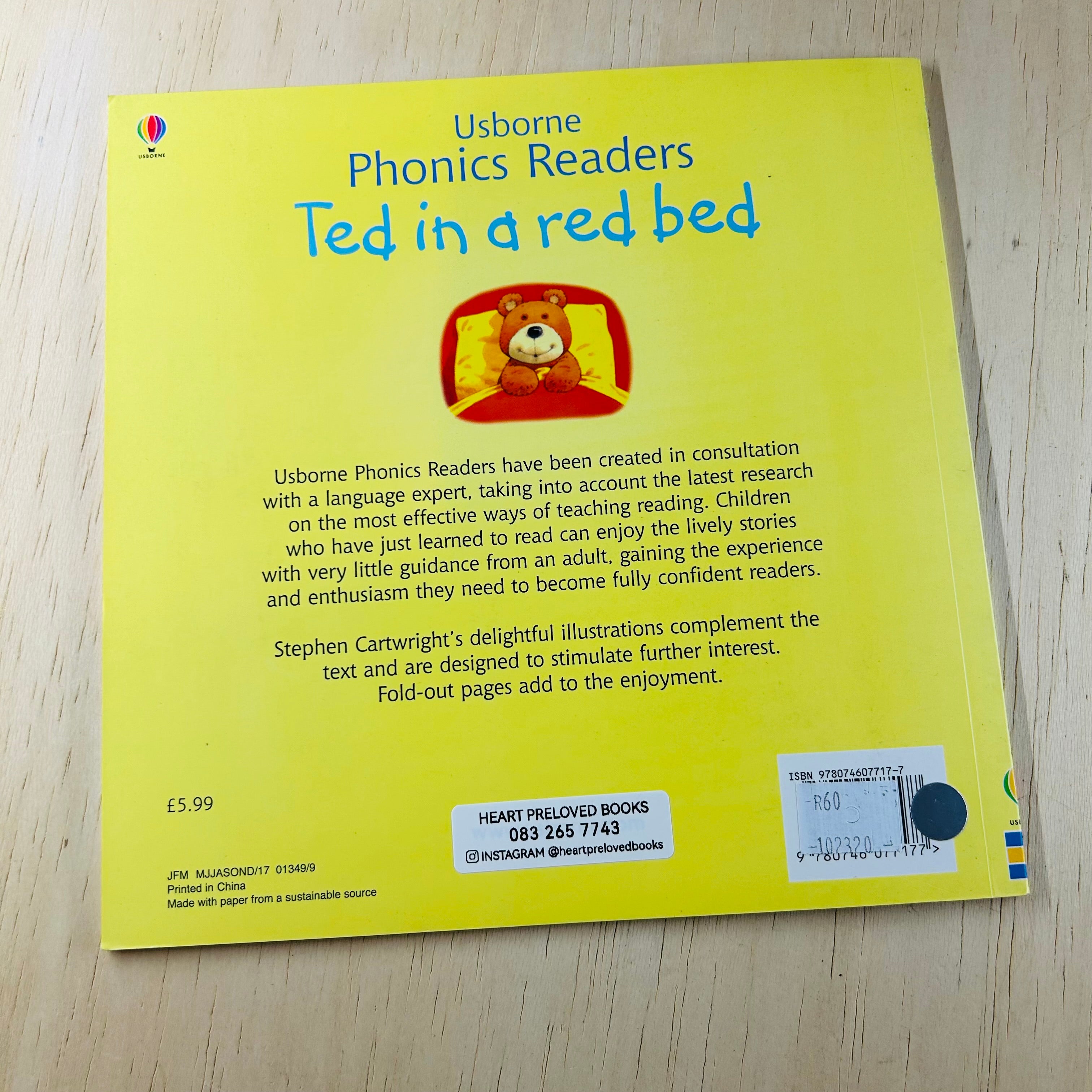 Ted in a Red Bed