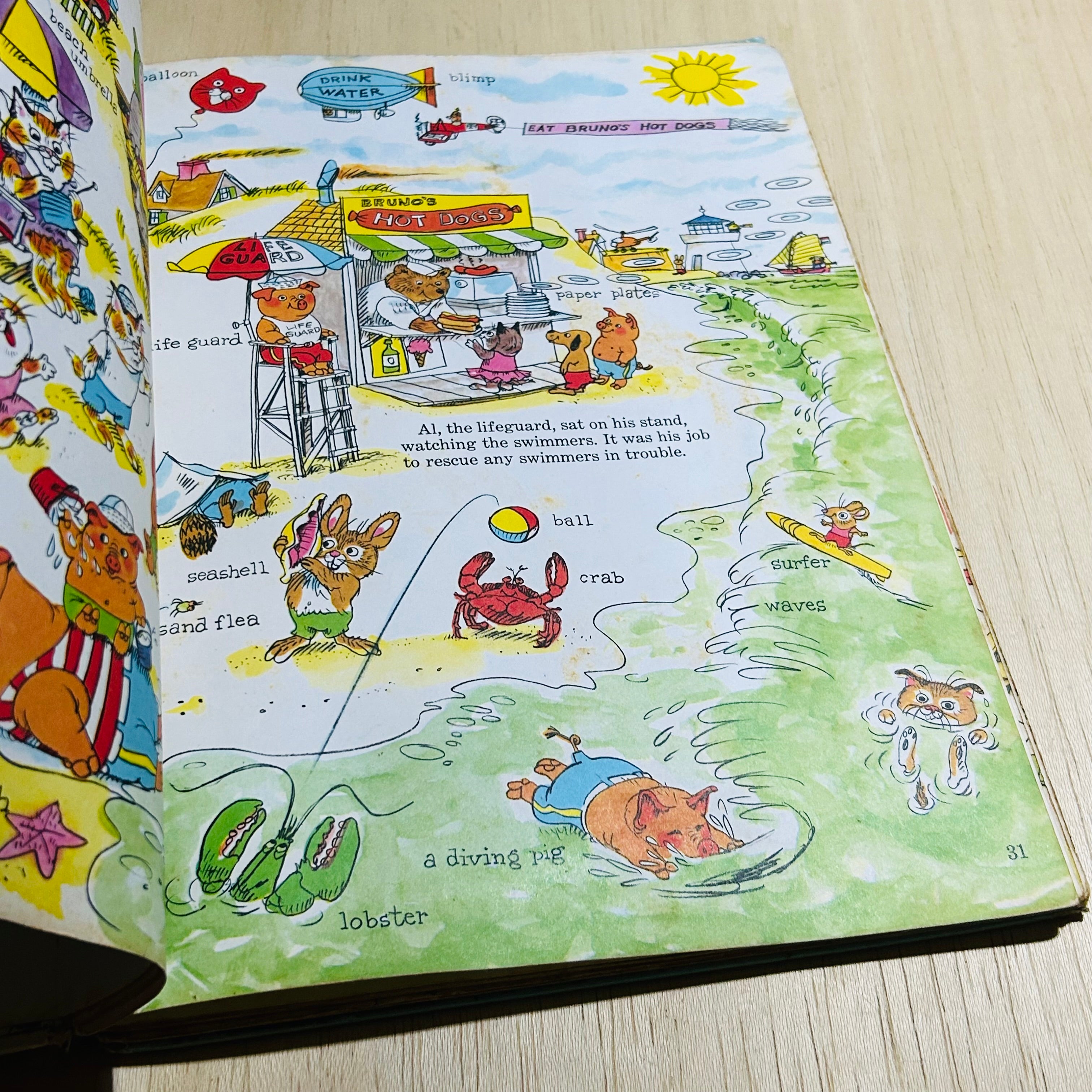 Richard Scarry's Great Big Air Book - Hardcover