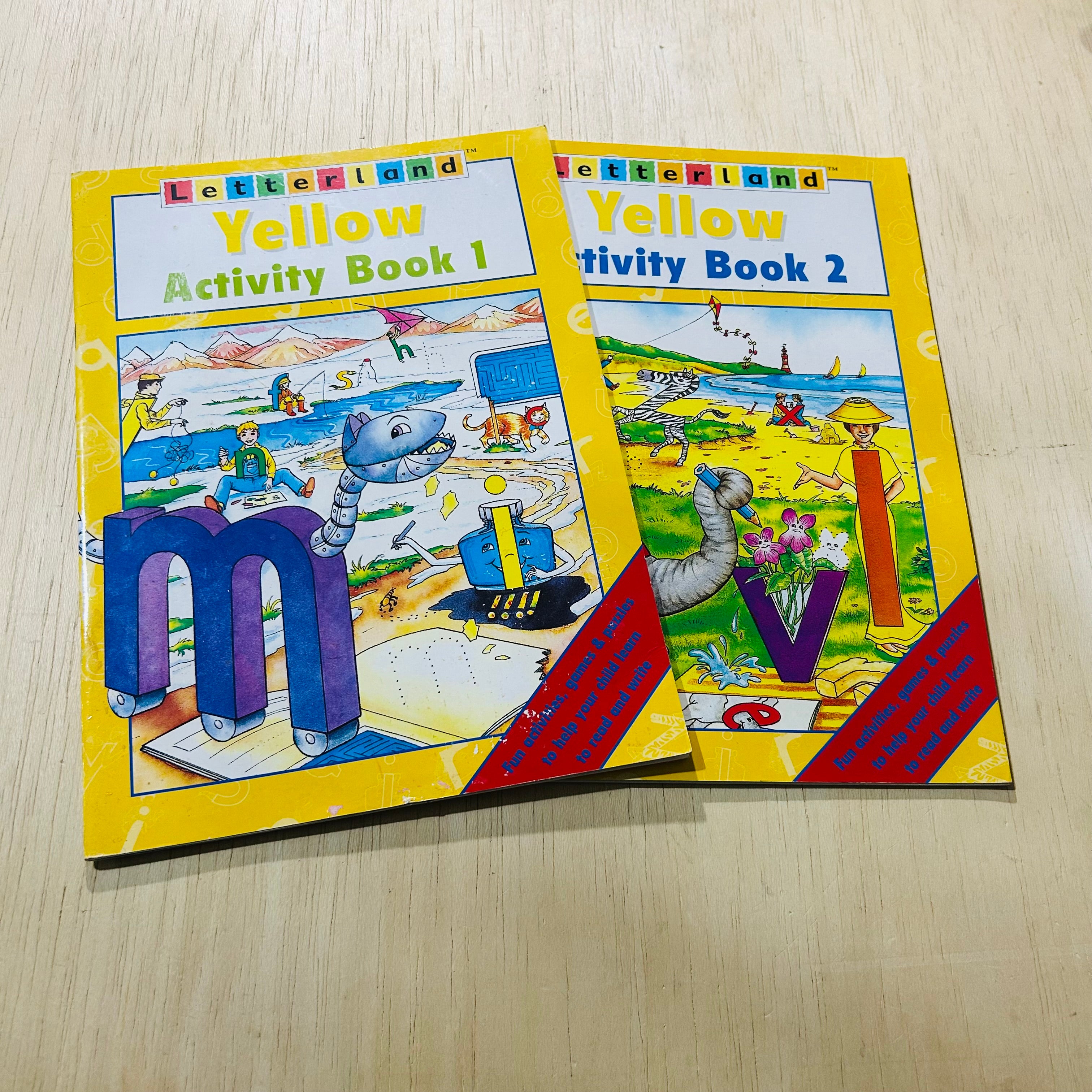 Letterland Yellow Activity Book 1 & 2