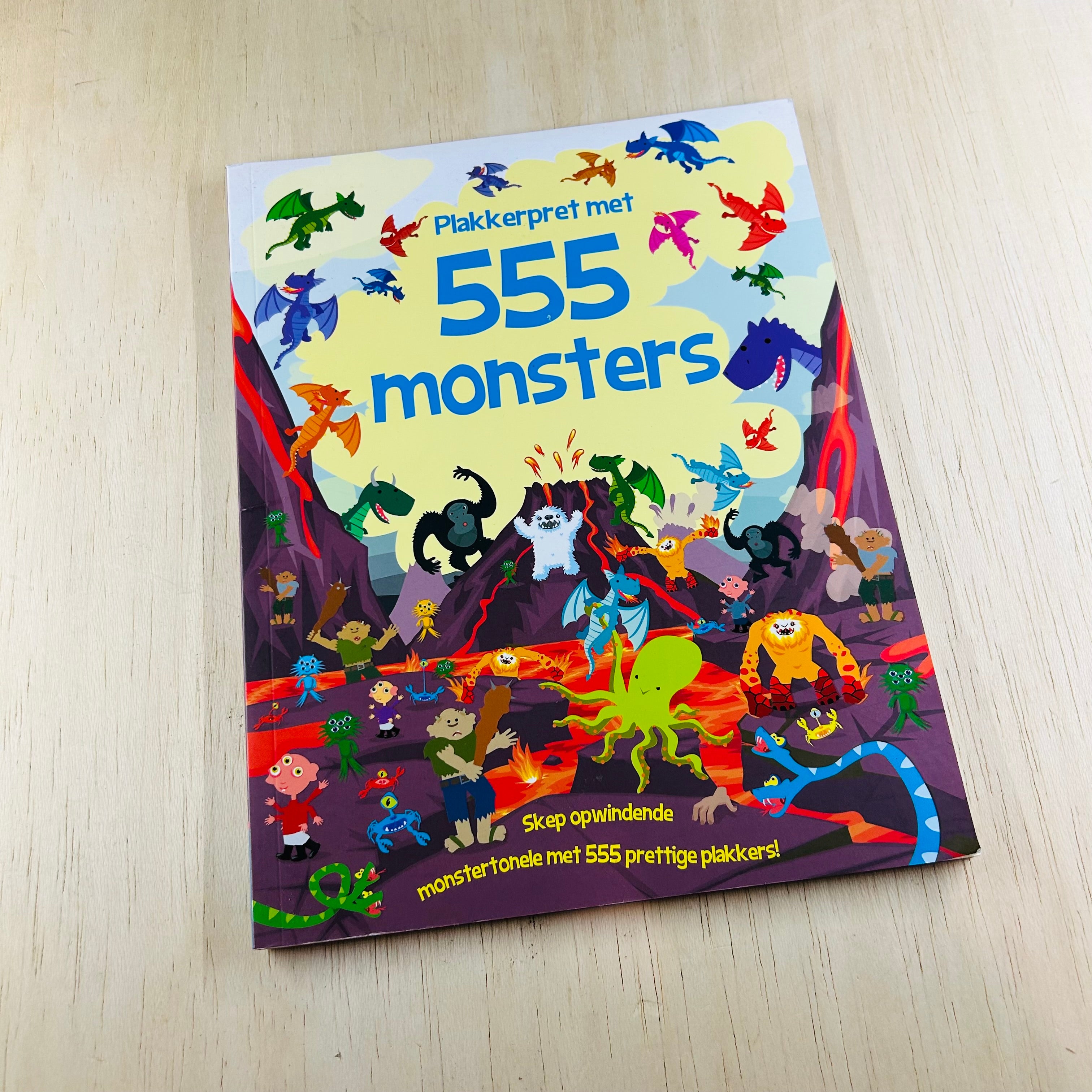 Plakkerpret met  555 Monsters