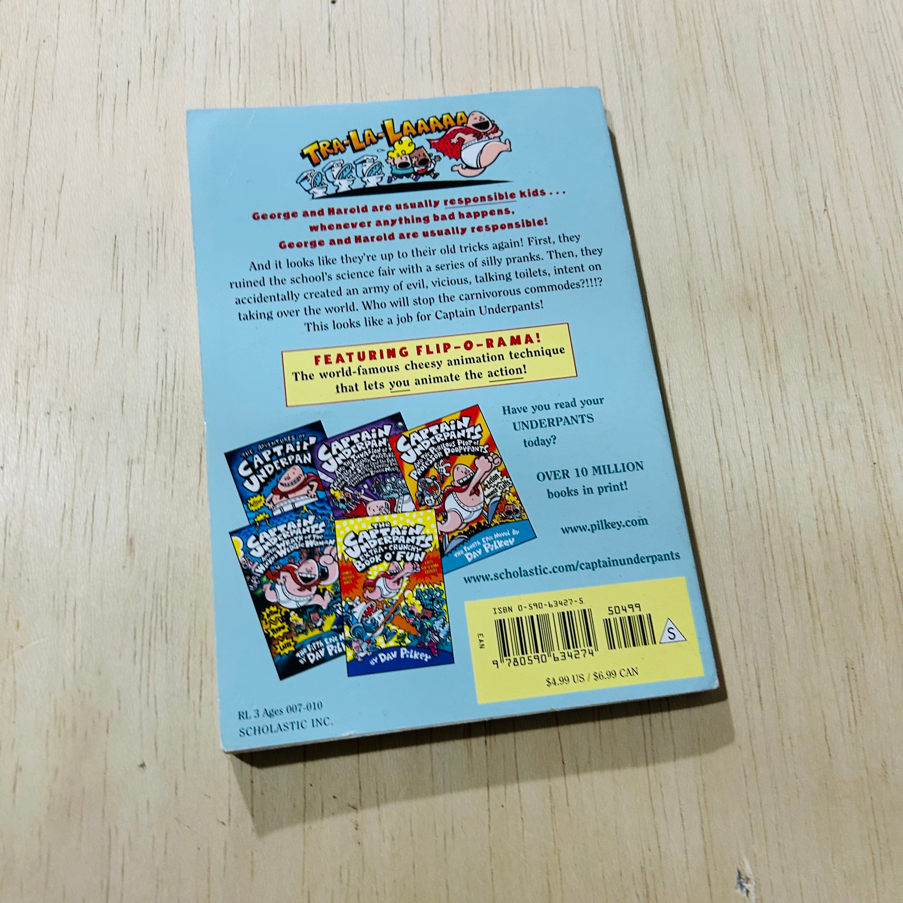 Captain Underpants and the Attack of the Talking Toilets